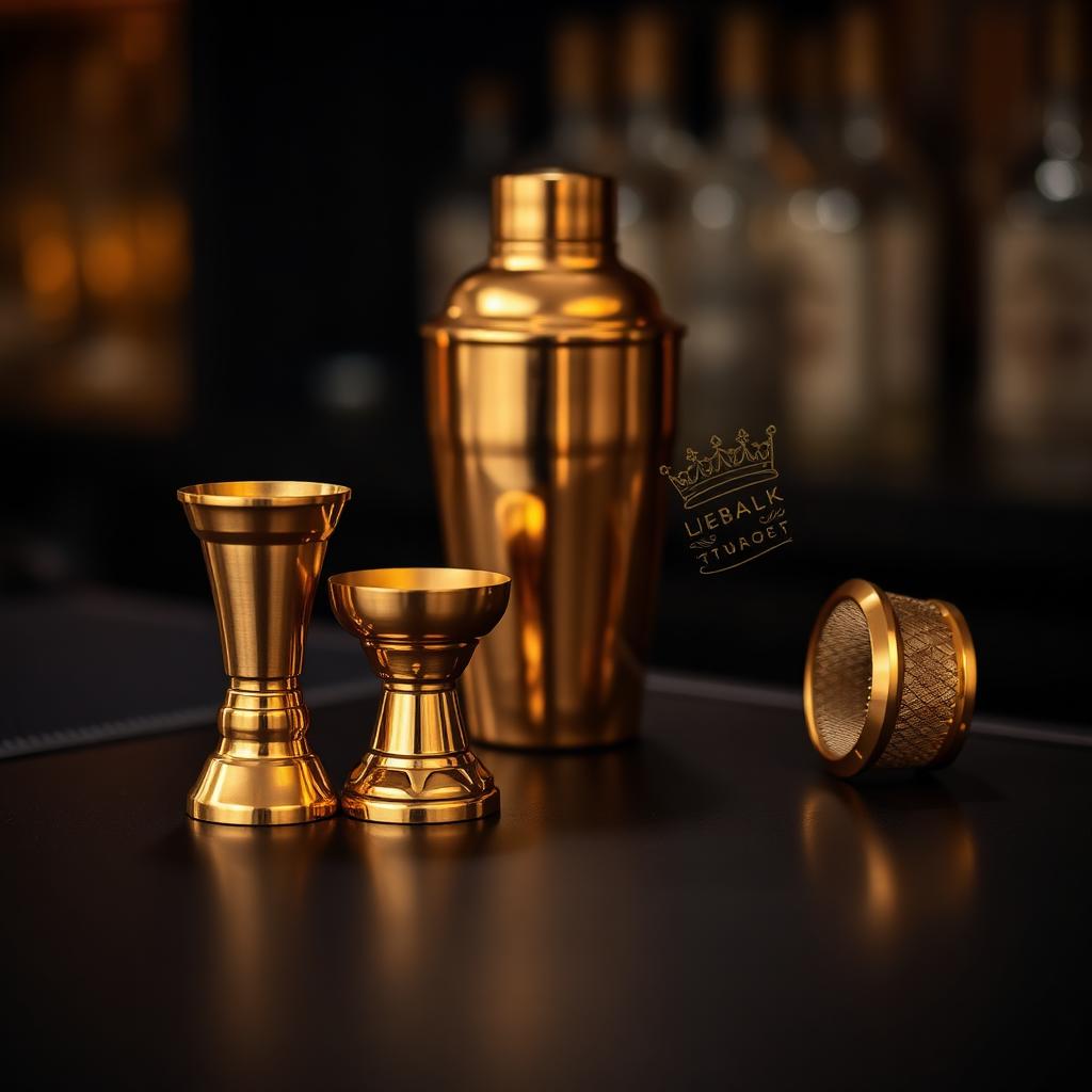 Crystal glass and bar tools